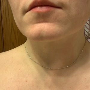 Uncommon James dainty Choker Silver